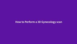 How to perform a 3D Gynae examination