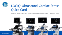 LOGIQ - Stress Echo Quick Card